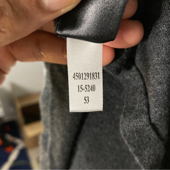 White House Black Market Charcoal Gray Unstructured Long Cardigan Sweater Small - Picture 7 of 9